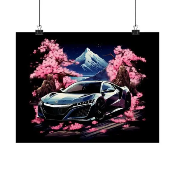 BLVCKOUTMEDIA ACURA NSX POSTER