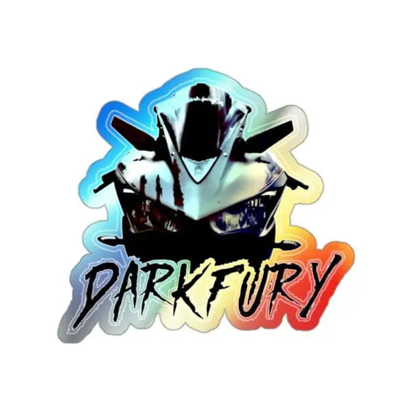 DARKFURY BIKE HOLOGRAPHIC STICKER