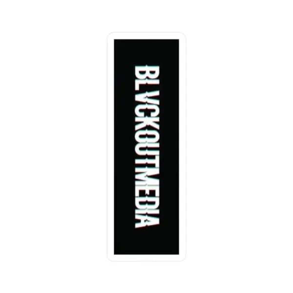 BLVCKOUTMEDIA VINYL STICKER