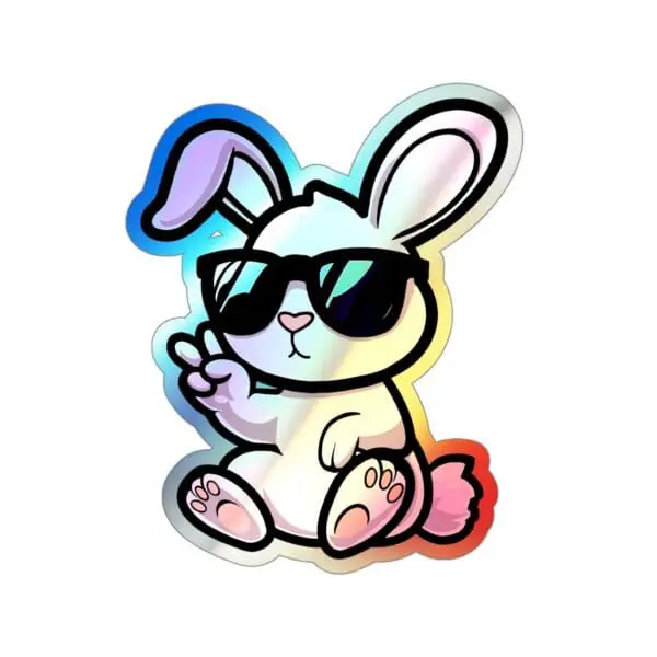 ThePinkMotoBun Holographic Sticker