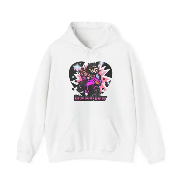 BlossomBiker Classic Hoodie (Front Design) - Image 5