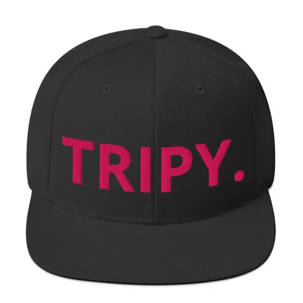 TRIPY Simple Snapback (Pink Text) - Image 2