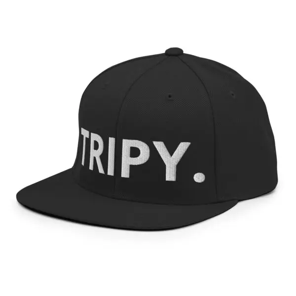 TRIPY Simple Snapback (White Text) - Image 3