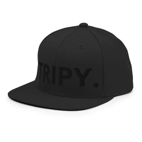 TRIPY Simple Snapback (Black Text) - Image 3