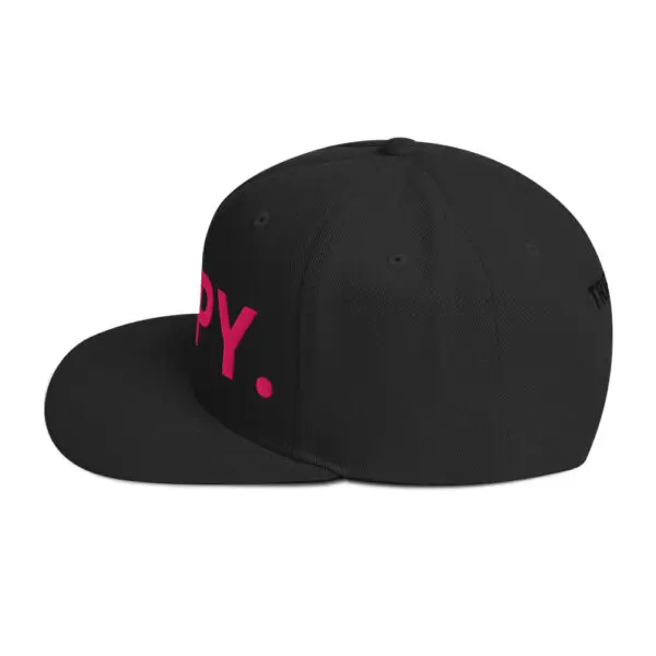 TRIPY Simple Snapback (Pink Text) - Image 4