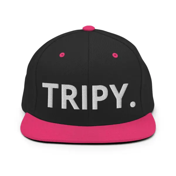 TRIPY Simple Snapback (White Text) - Image 7