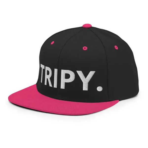 TRIPY Simple Snapback (White Text) - Image 9