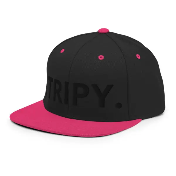 TRIPY Simple Snapback (Black Text) - Image 9