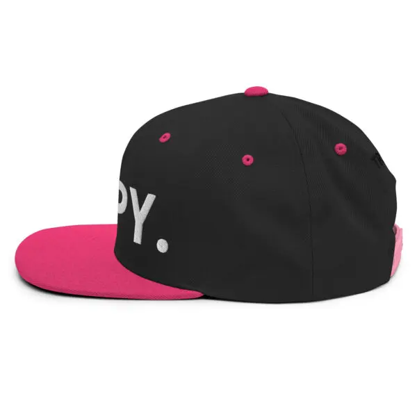 TRIPY Simple Snapback (White Text) - Image 10