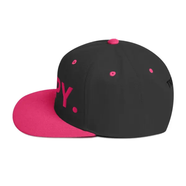 TRIPY Simple Snapback (Pink Text) - Image 7