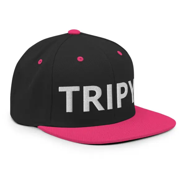 TRIPY Simple Snapback (White Text) - Image 11