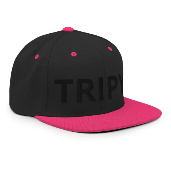 TRIPY Simple Snapback (Black Text) - Image 11