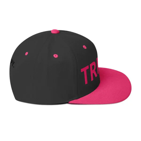 TRIPY Simple Snapback (Pink Text) - Image 8