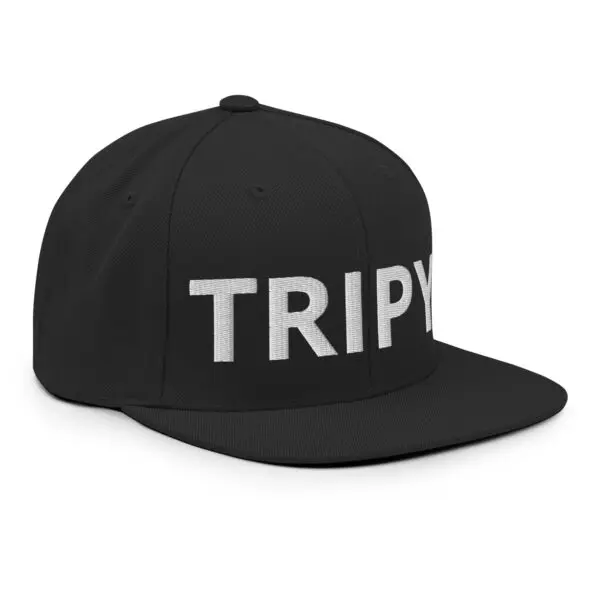 TRIPY Simple Snapback (White Text) - Image 5