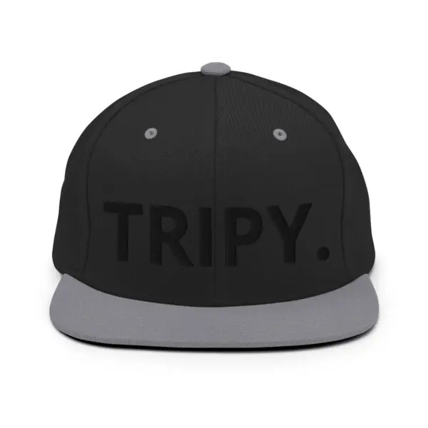 TRIPY Simple Snapback (Black Text) - Image 19