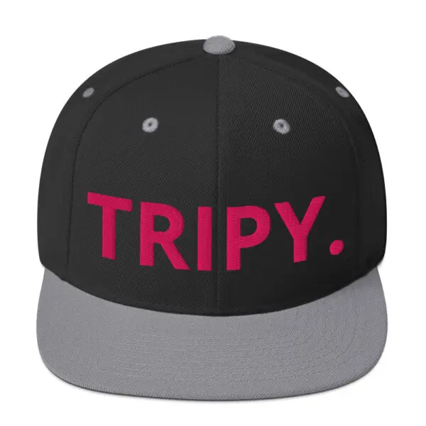 TRIPY Simple Snapback (Pink Text) - Image 9