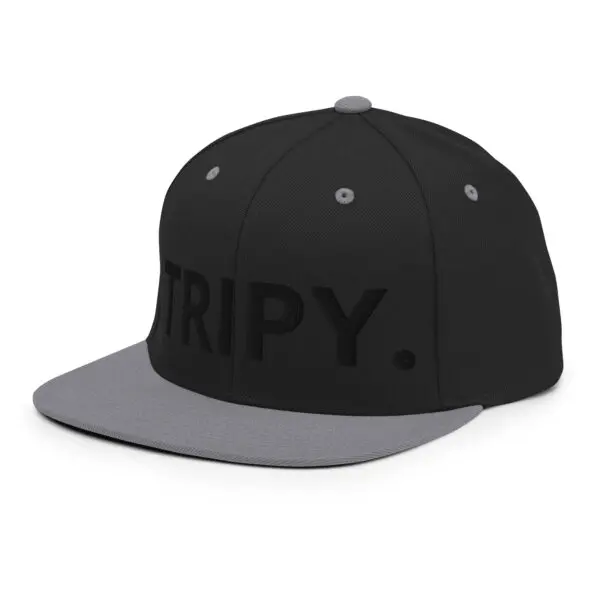 TRIPY Simple Snapback (Black Text) - Image 21