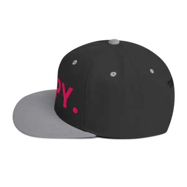 TRIPY Simple Snapback (Pink Text) - Image 11