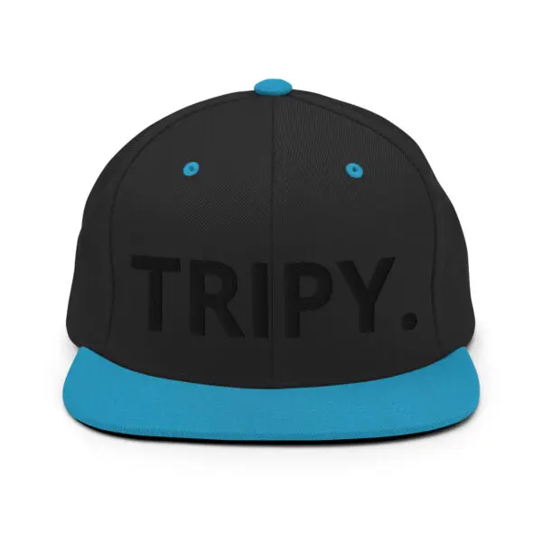 TRIPY Simple Snapback (Black Text) - Image 13