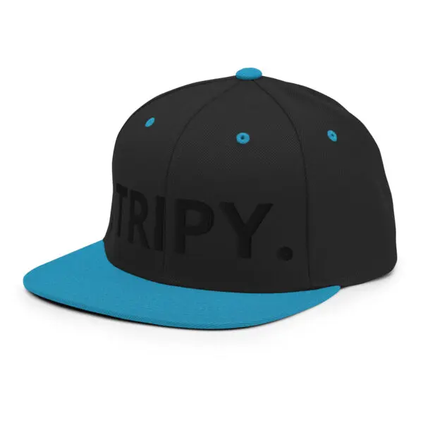 TRIPY Simple Snapback (Black Text) - Image 15