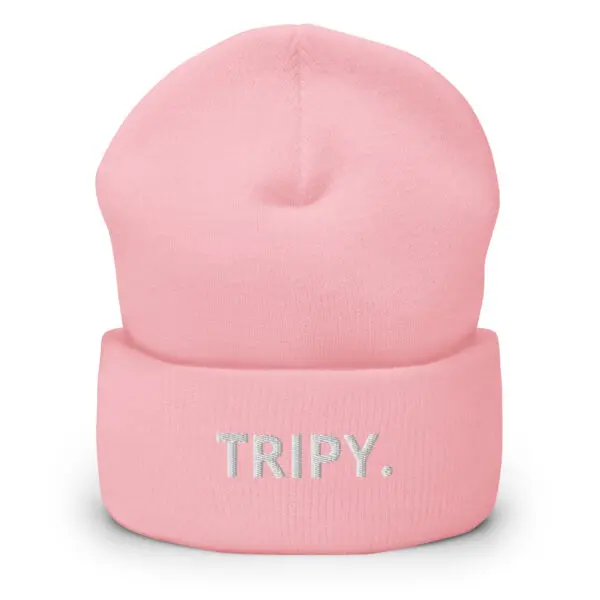 TRIPY Simple Beanie (White Text)