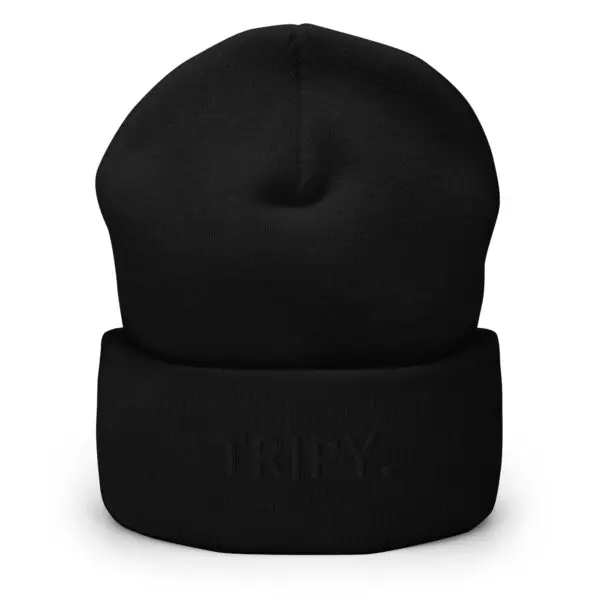 TRIPY Simple Beanie (Black Text)