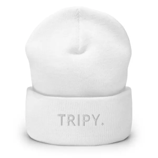 TRIPY Simple Beanie (White Text) - Image 3